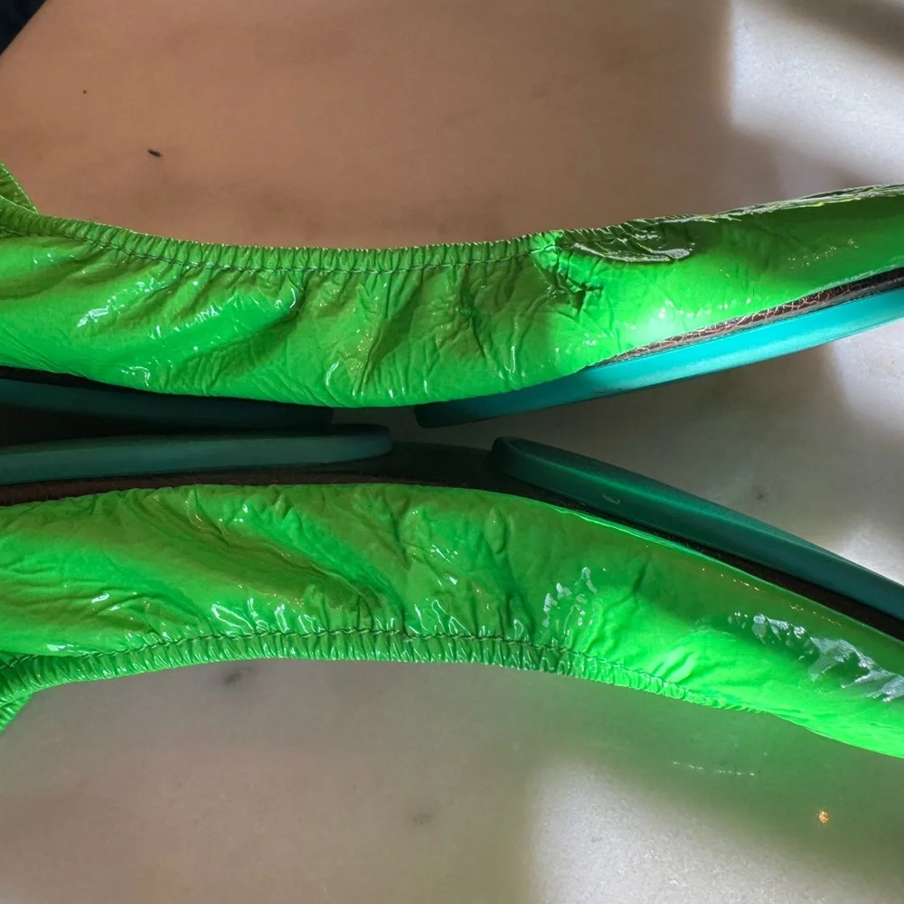 Tieks Green Ballet Flats - Picture 5 of 6